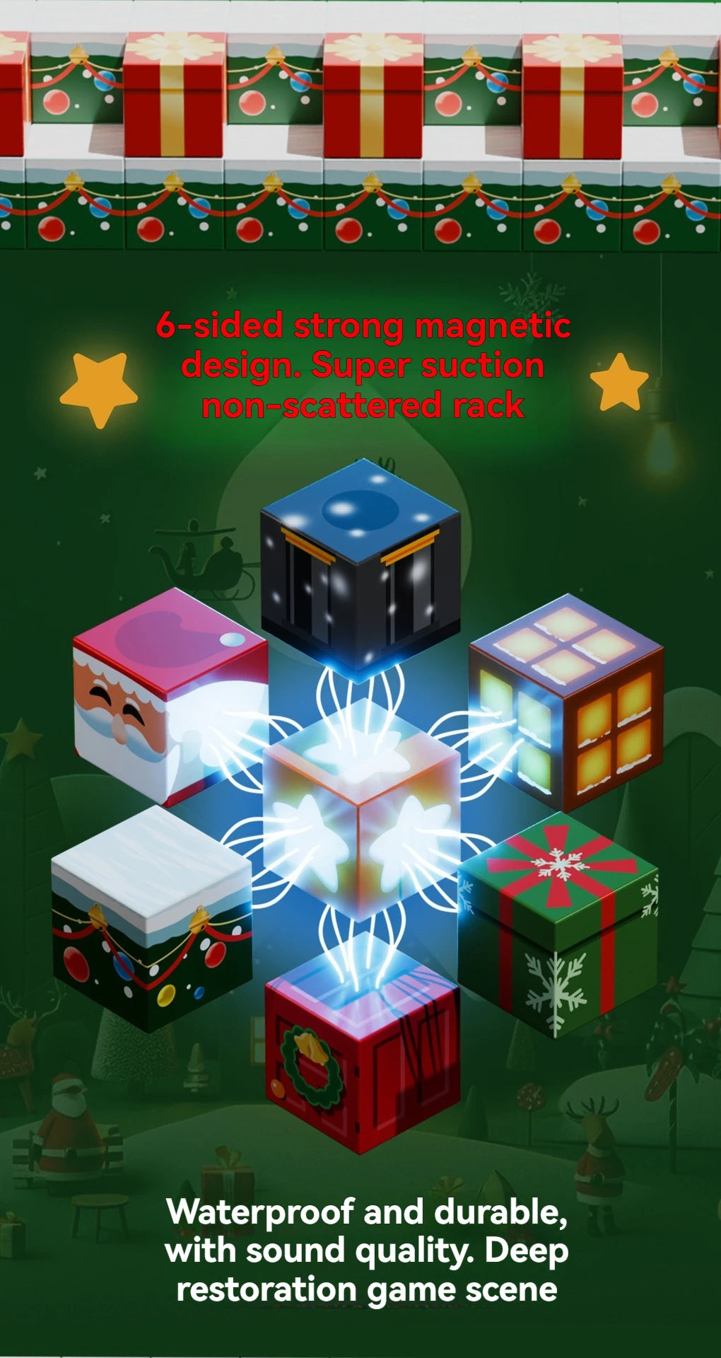 Christmas Magnetic Blocks