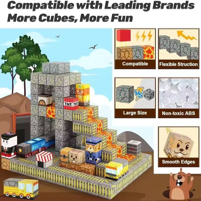 Magnetic Building Blocks Set