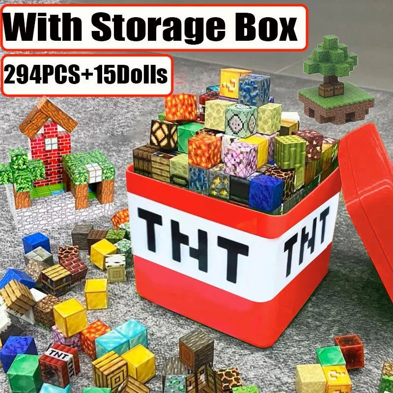 TNT Storage Box for Magnetic Building Blocks